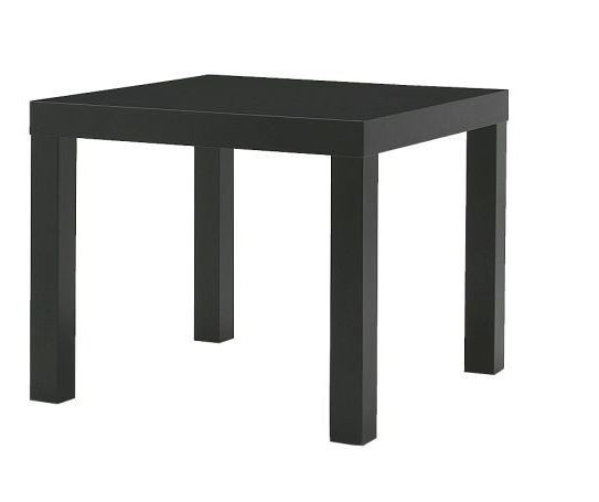 Noleggio Tavolino Small Lounge Nero a Milano